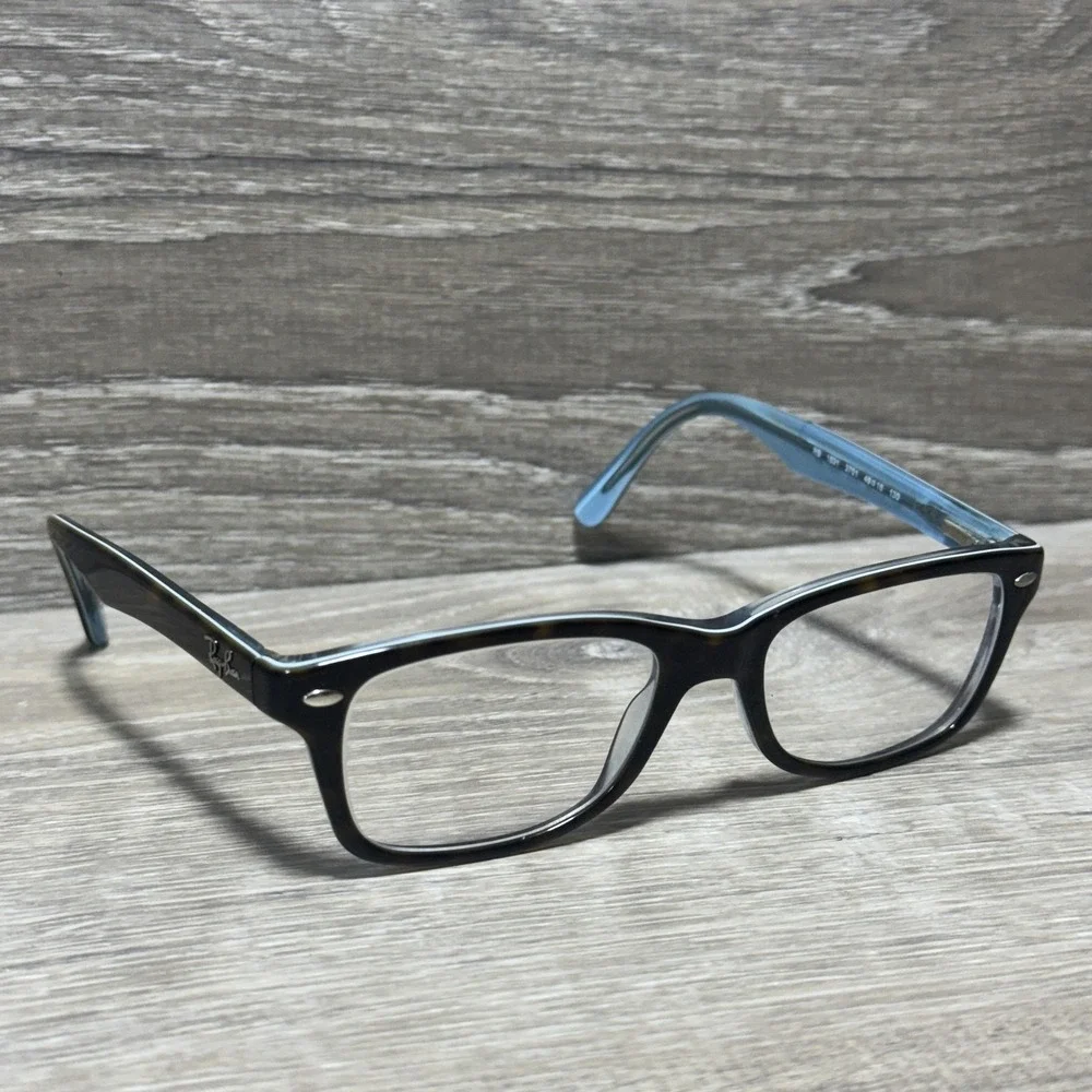 Ray-Ban RB1531 3701‎ Eyeglasses Men Square Full Rim Tortoise Shell 48mm 130mm